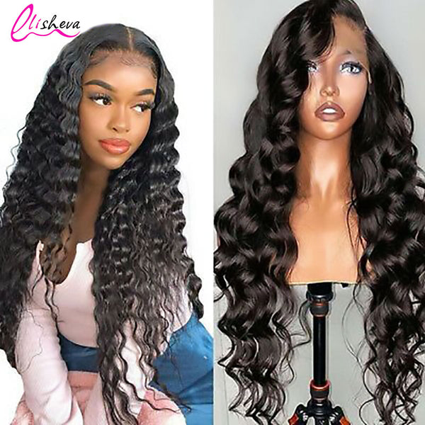 Loose Wave Lace Front Wig Pre Plucked Human Hair – myrlande-beauty