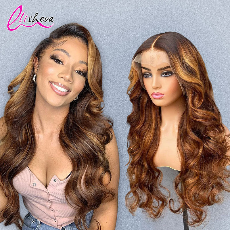 LAPONDAI Lace Front Wigs Human Hair Body Wave 13x4 India